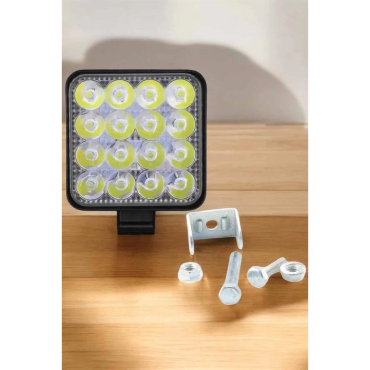 Tepe Lambası Tüm Araç Tiplerine Uygun Sis Lambası 16 Led Beyaz Renk