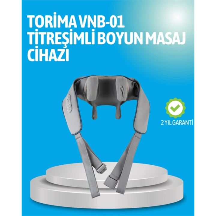 Torima VNB-01 Titreşimli Boyun Masaj Aleti Gri Renk