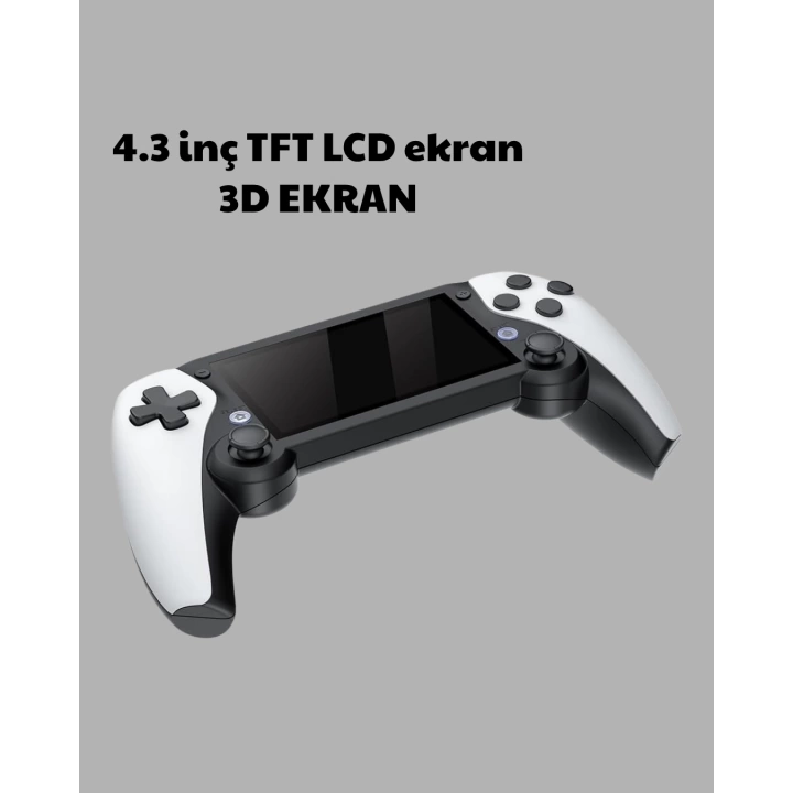 Tüm Klasik Oyunları Destekleyen 64GB Taşınabilir Konsol