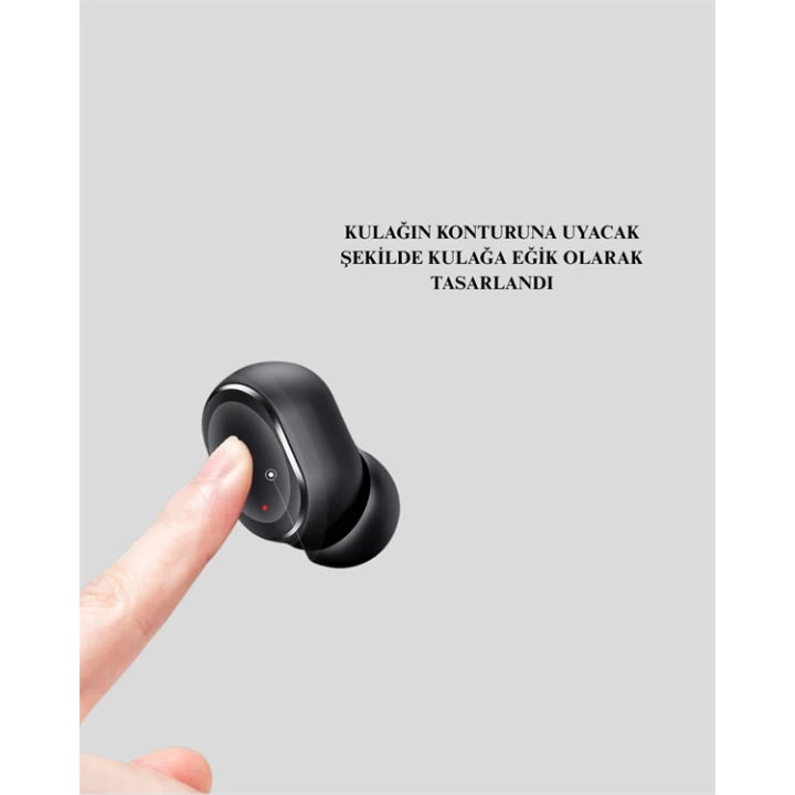 TWS Bluetooth Kulaklık Kulak İçi Kablosuz Dijital Göstergeli Çağrı Cevaplayabilen