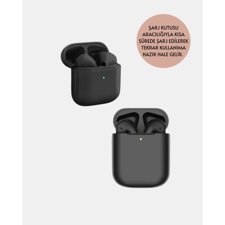 TWS Pro 5 Bluetooth Kulaklık – Kablosuz ve Şarj Kutulu Tasarım