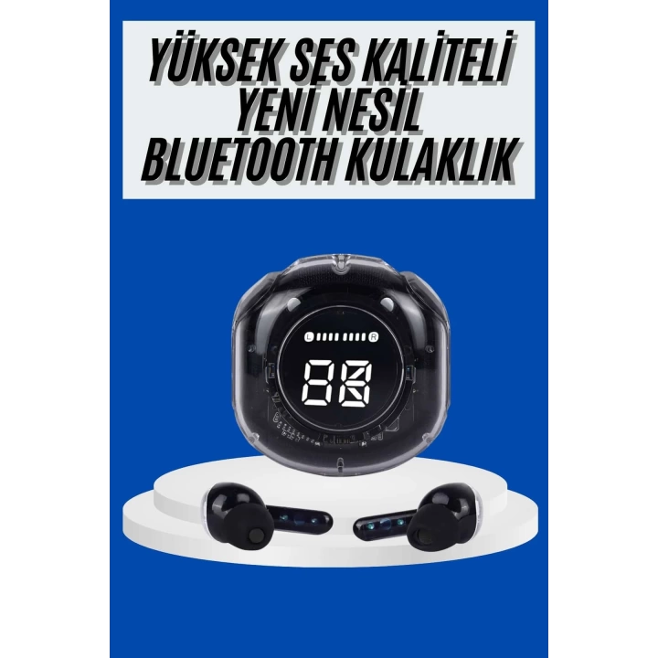 Ultrapods Led Göstergeli Oyuncu Kulaklığı ANC Destekli Bluetooth 5.3