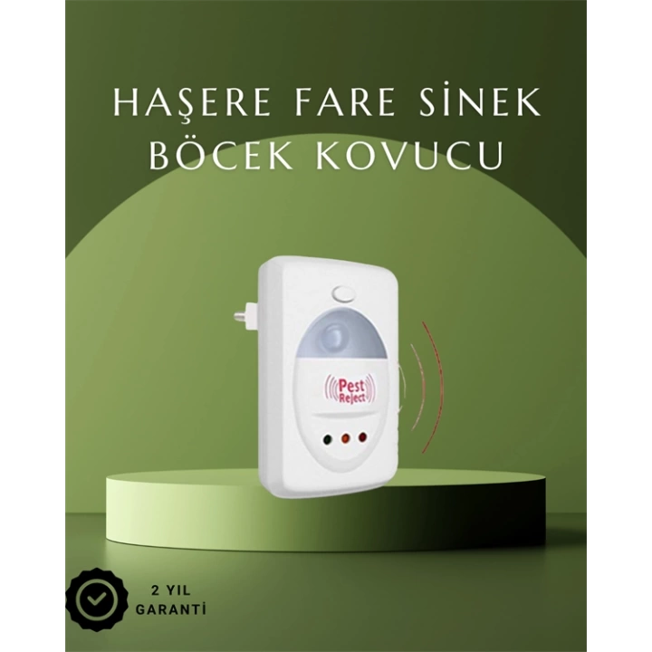 Ultrasonik Ses Dalgalarıyla Kimyasalsız Fare ve Böcek Kovucu Cihaz