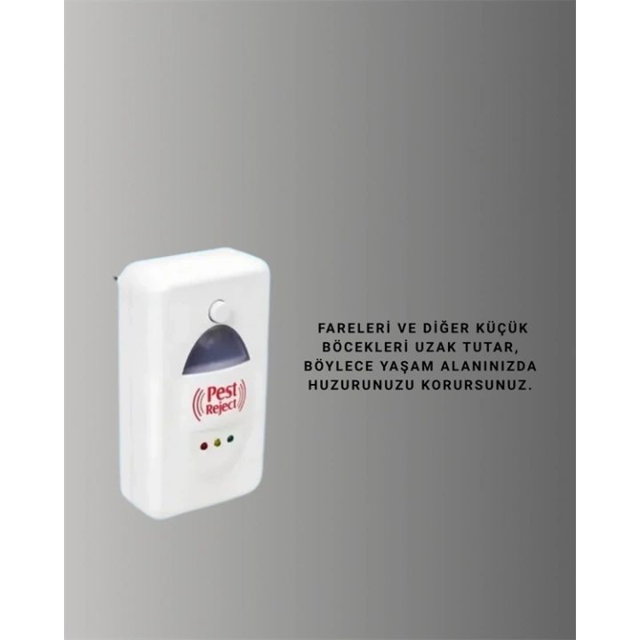 Ultrasonik Ses Dalgalarıyla Kimyasalsız Fare ve Böcek Kovucu Cihaz