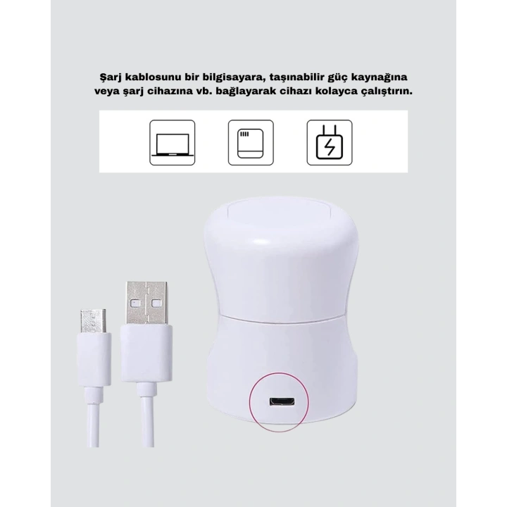 USB Bağlantılı Tırnak Kurutucu – Bilgisayar ve Powerbank ile Uyumlu