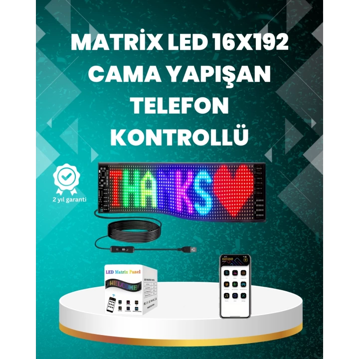 USB ile Çalışan Renkli Esnek LED Panel Işıklı Led Kayan Yazı Özellikli