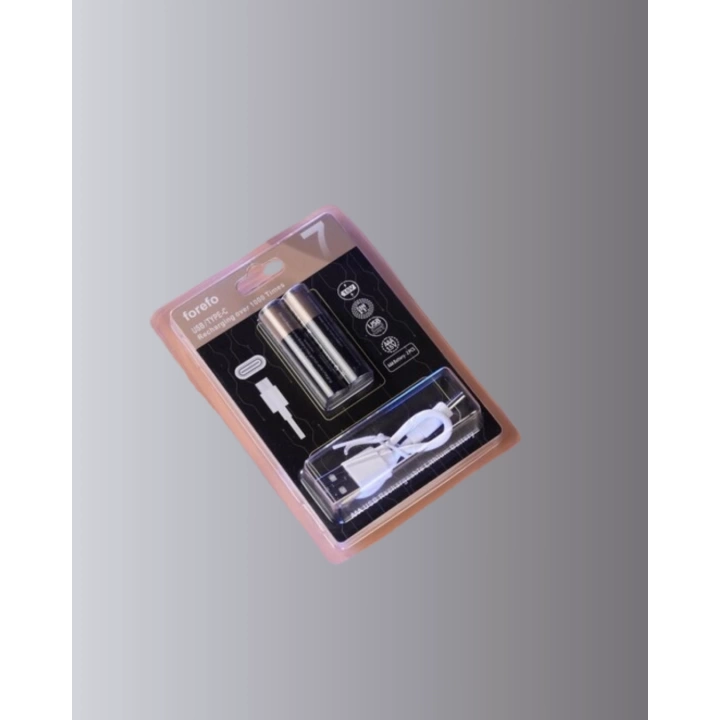 USB Type-C Şarjlı AAA Lityum Pil | 1.5V Sabit Voltaj, 1000+ Şarj Döngüsü ile Uzun Ömür