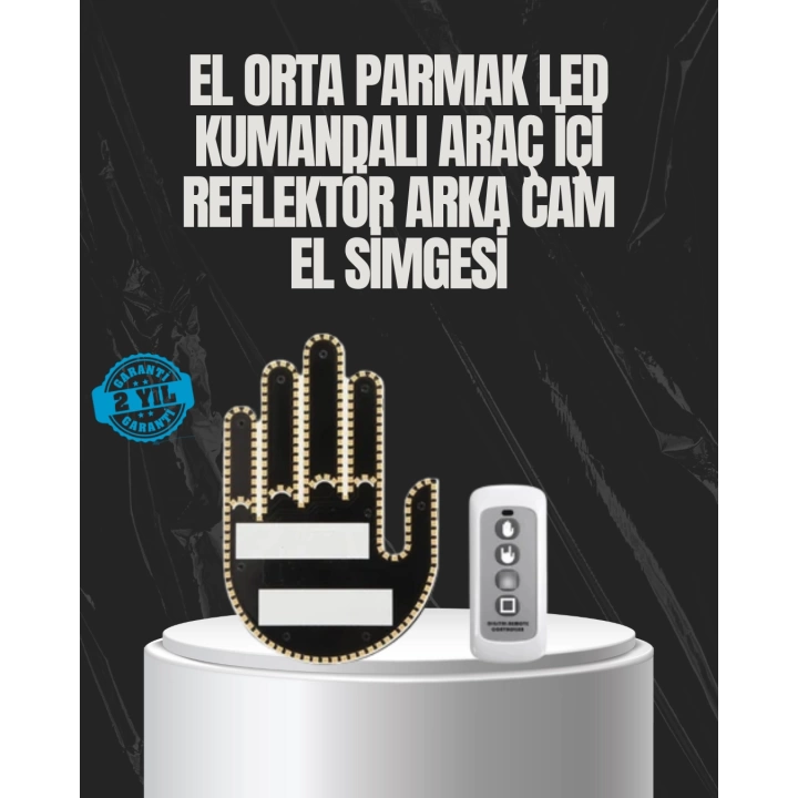 Uzaktan Kumandalı LED El Park Uyarı Cihazı 2025 Model A Kalite