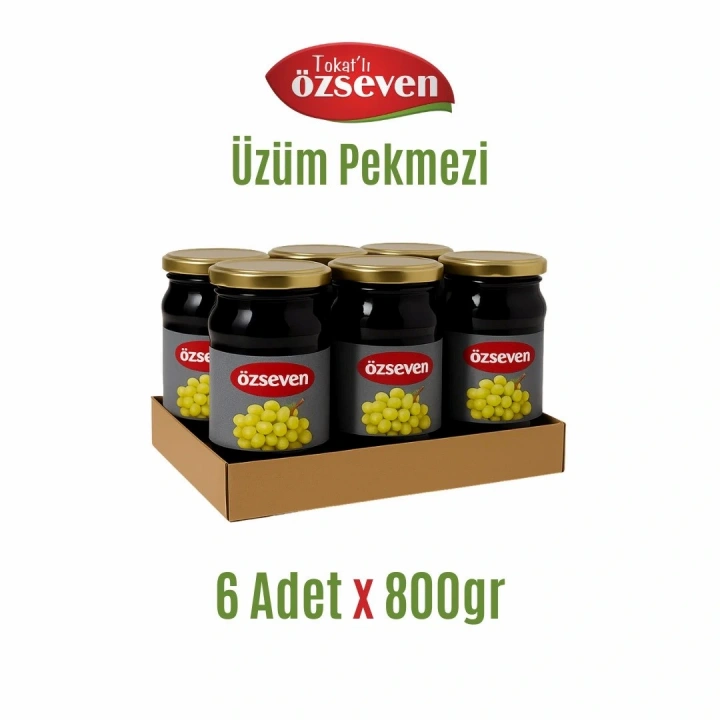 Üzüm Pekmezi 1Koli (6Adet x 800gr)