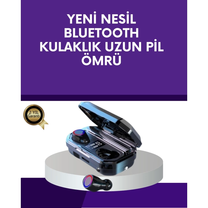 Uzun Pil Ömürlü Kablosuz Kulaklık – 4 Saat Kesintisiz Kullanım