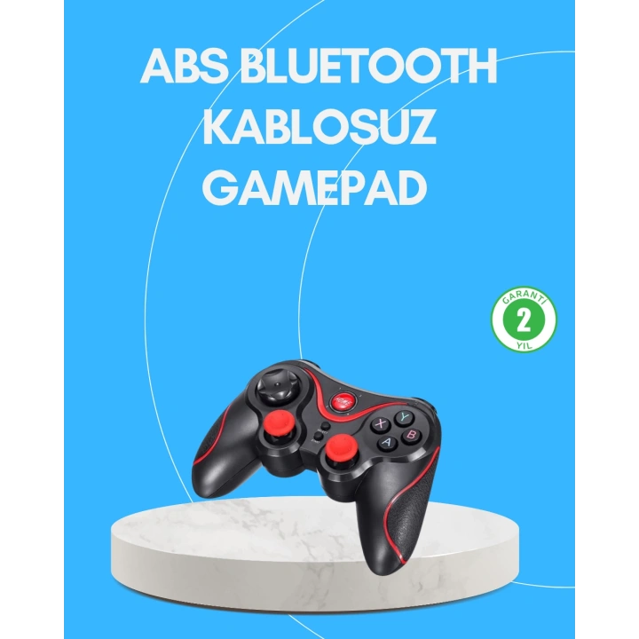 Uzun Pil Ömürlü Kablosuz Oyun Kumandası PC Telefon Tablet İçin