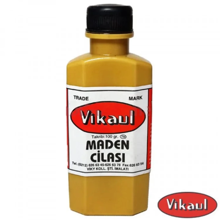 Vikaul Metal Parlatıcı - Maden Cilası, Kavil 100 Gr - 120 Adet