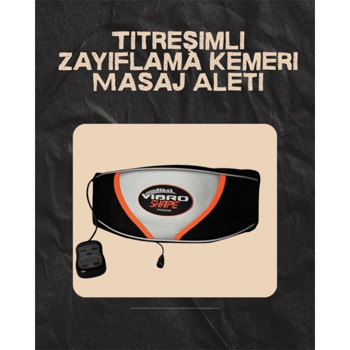 Vücut Şekillendirici Titreşimli Zayıflama Kemeri – Masajlı Göbek Eritme