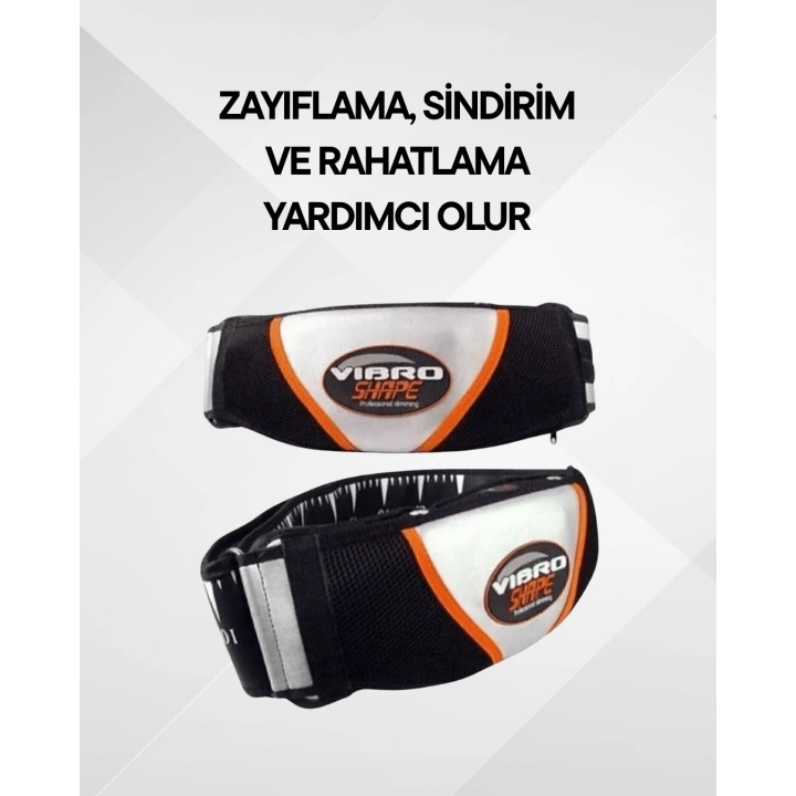 Vücut Şekillendirici Titreşimli Zayıflama Kemeri – Masajlı Göbek Eritme