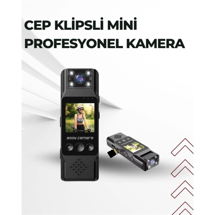 WiFi ile Uzaktan Erişimli Mini Kamera – 1200mAh Batarya, 1080P Video Çekimi