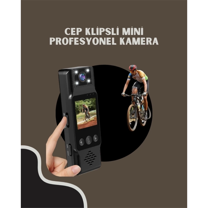 WiFi Özellikli Taşınabilir Kamera – 1.3” TFT Ekran, 3MP Fotoğraf, 128GB Kart Desteği