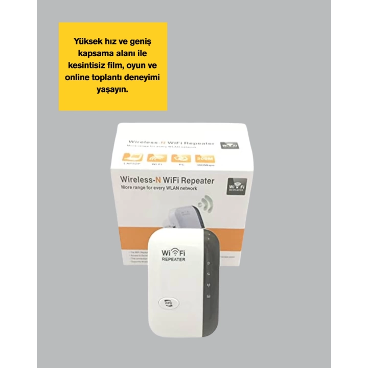 Wireless-N 300 Mbps WiFi Booster – Modem Router AP Sinyal Amplifikatör