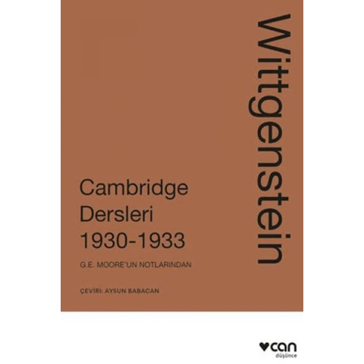 Wittgenstein: Cambridge Dersleri 1930-1933