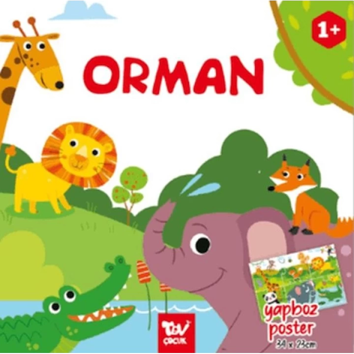 Yapboz Poster Kitap Orman