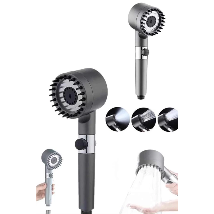 Yeni Masaj Etkili Nesil Filtreli  Duş Başlığı Fıskiyesi Duş Banyo