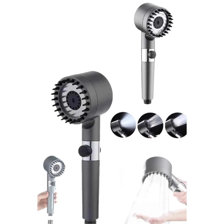 Yeni Masaj Etkili Nesil Filtreli  Duş Başlığı Fıskiyesi Duş Banyo