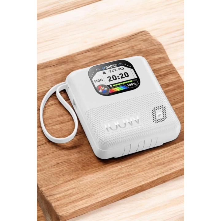 Yeni Nesil Akıllı Powerbank 10.000 MAH Çok Fonksiyonlu Müzik Dinleme