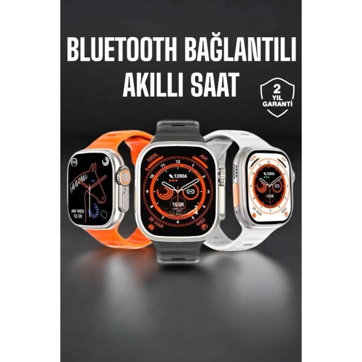 Yeni Nesil Akıllı Saat Adımsayar, GPS, Nabız Ölçer, Uyku ve Sağlık Takibi