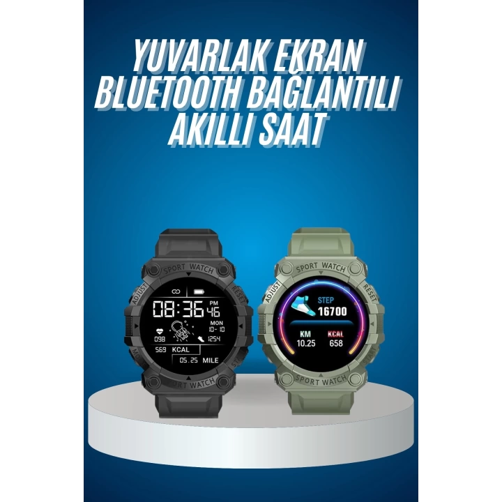 Yeni Nesil Akıllı Saat Bluetooth Bağlantılı Su Geçirmez Android ve İOS Uyumlu