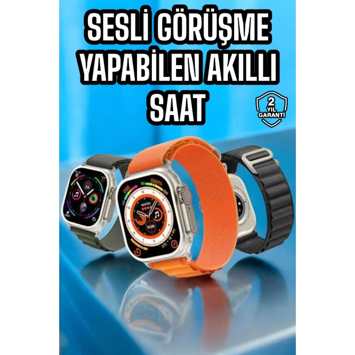 Yeni Nesil Akıllı Saat Nabız Ölçer Sağlık Ölçer ve Kalori Ölçer Uyku Takibi NFC Özelliği