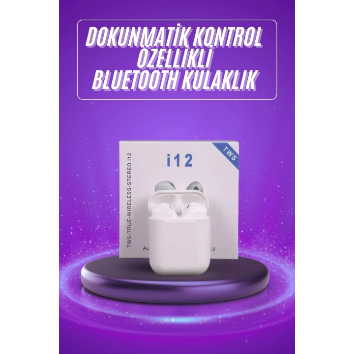 Yeni Nesil Beyaz TWS Bluetooth Kulaklık Android ve İOS Uyumlu Kablosuz Kulaklık