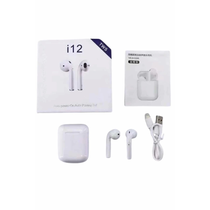 Yeni Nesil Beyaz TWS Bluetooth Kulaklık Android ve İOS Uyumlu Kablosuz Kulaklık