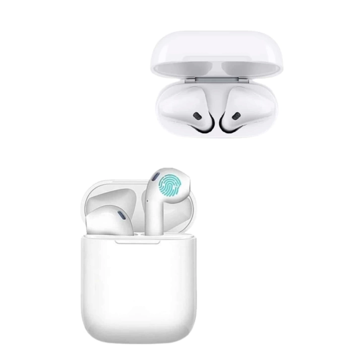 Yeni Nesil Çift Mikrofonlu Dokunmatik Kablosuz Bluetooth Kulaklık