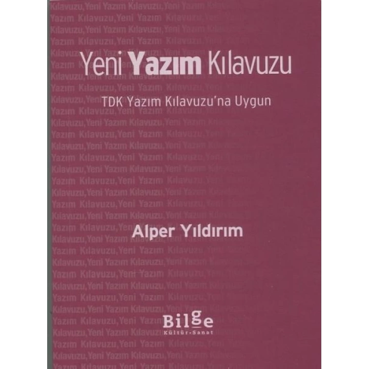 Yeni Yazım Kılavuzu (Cep Boy)  TDK Yazım Kılavuzuna Uygun