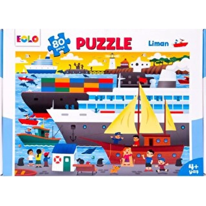 Yer Puzzle-80 Parça Puzzle - Liman