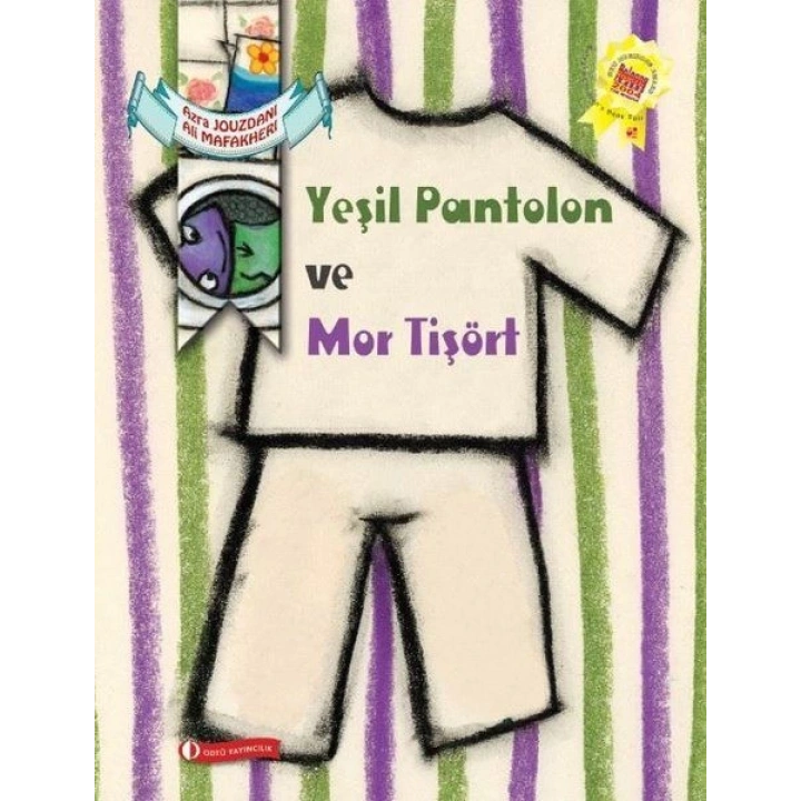 Yeşil Pantolon ve Mor Tişört