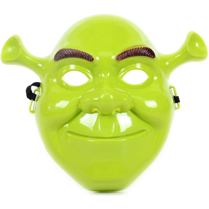 Yeşil Shrek Maskesi 21x25 Cm