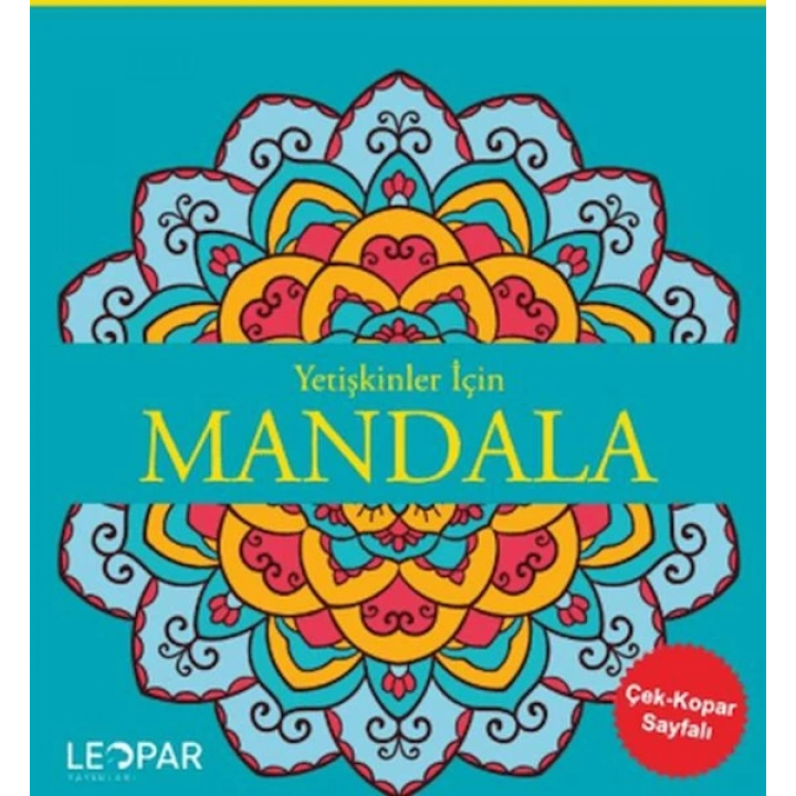 Yetişkinler İçin Mandala - Mavi