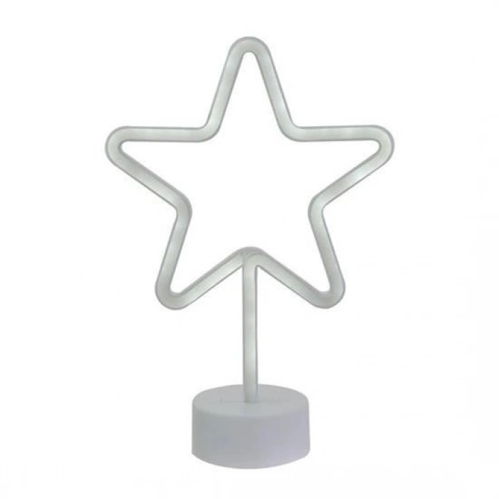 Yıldız Tasarımlı Neon Led Masa Ve Gece ası Dekoratif Işık