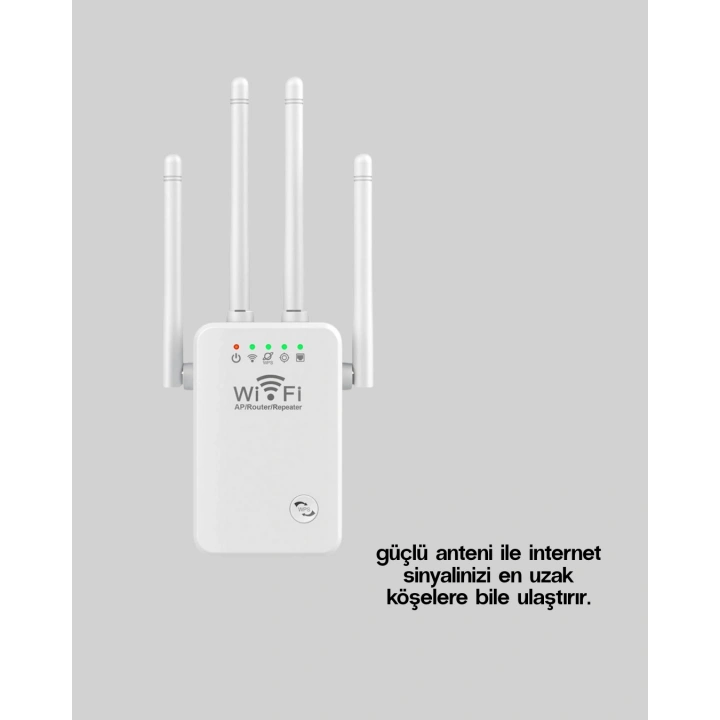Yüksek Hızlı Parazit Önleyici WiFi Repeater Router