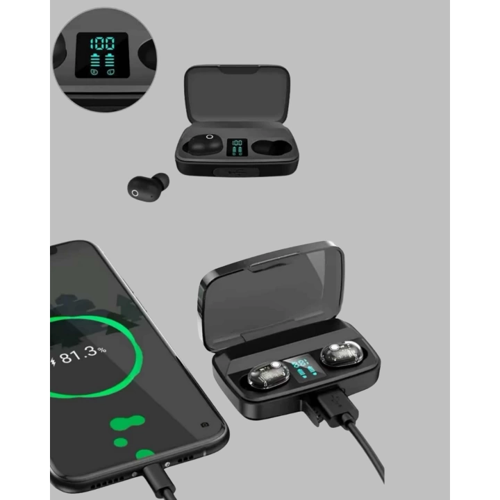 Yüksek Ses Kaliteli A10s TWS Bluetooth 5.0 Kablosuz Kulaklık