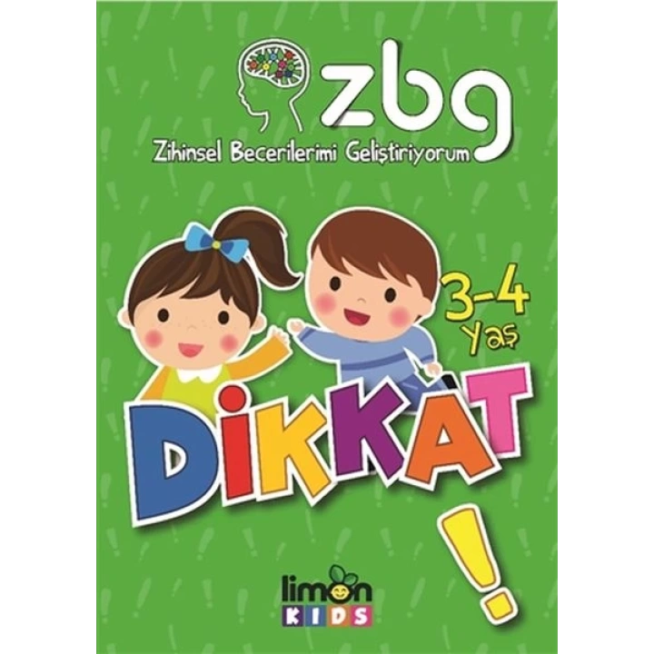 Zihinsel Becerilerimi Geliştiriyorum 3-4 Yaş Dikkat