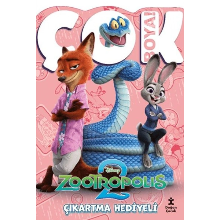 Zootropolis 2: Çok Boya! - Çıkartmalı Dev Boyama Kitabı