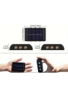 10 Ledli Solar Bahçe Dış Mekan Duvar Aydınlatması 2li Set