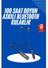 100 Saat Kablolu Boyun Askılı Dijital Göstergeli Bluetooth Kulaklık