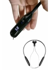 100 Saat Kablolu Boyun Askılı Dijital Göstergeli Bluetooth Kulaklık