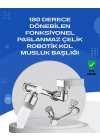 1080° Dönebilen Musluk Aparatı – Çift Su Akışı, Robotik Kol Tasarımı ve Su Tasarrufu Özellikli