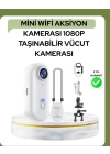 1080P WiFi Spor Kamerası Su Geçirmez Mini Aksiyon Kamera