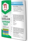 11. Sınıf Tüm Dersler Yaprak Test