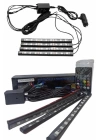 12Lİ Şerit Led Işık RGB Sese ve Müziğe Duyarlı Araç İçi Ayak Altı