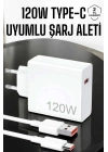 120W Şarj Aleti Type-C Uyumlu Turbo Şarj Aleti